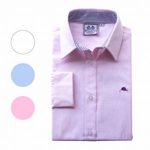 CAMISA OXFORD MANGA LARGA DAMA