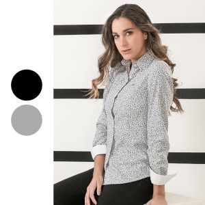 CAMISA MANGA LARGA MINI PRINT 